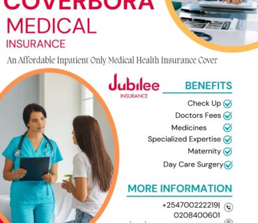 Jubilee CoverBora Insurance, an Affordable Inpatient only Medical Health Insurance