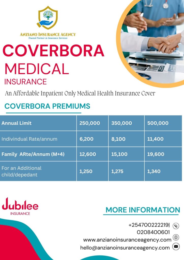 jubilee coverbora insurance 