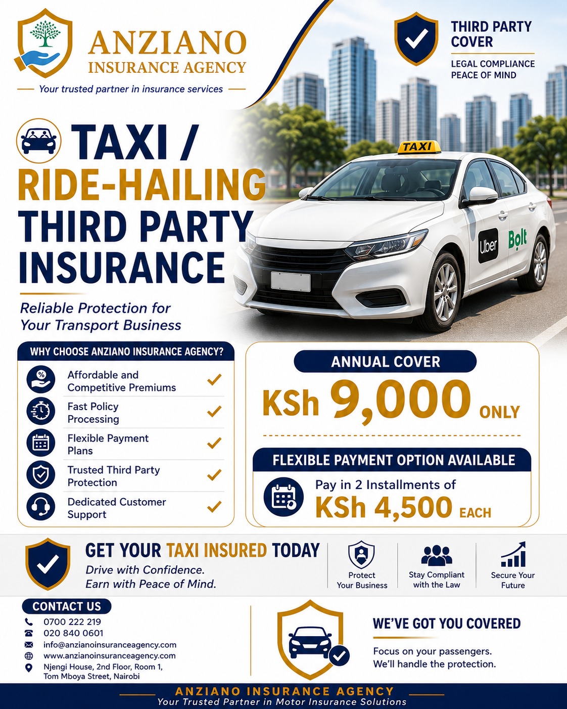 Psv Insurance Online Hailing App's Taxi PSV TPO Insurance - Anziano Insurance Agency